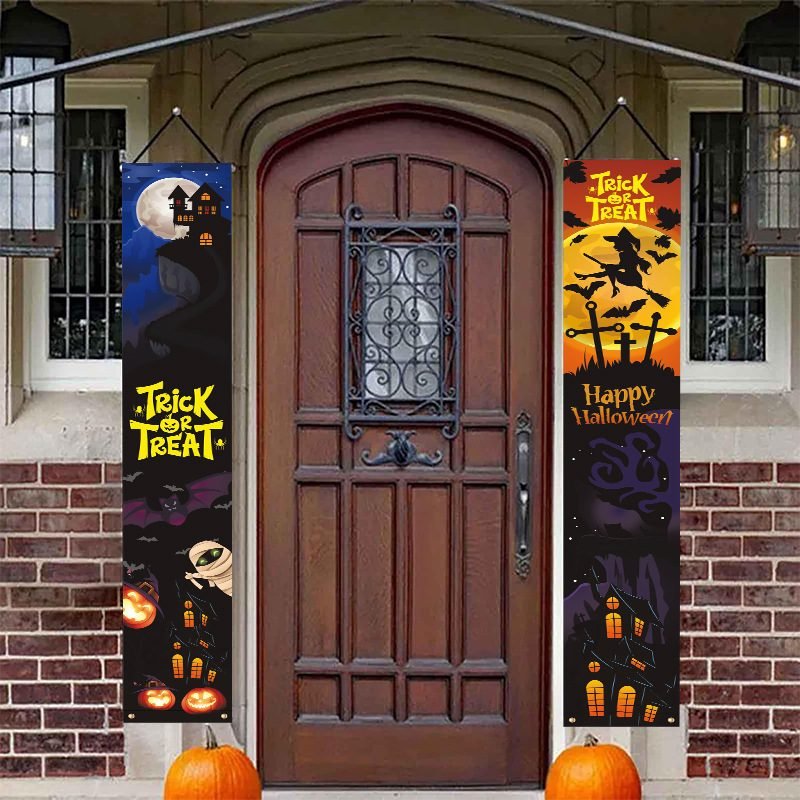 Bannière Suspendue Halloween Personnalisable 11 Designs