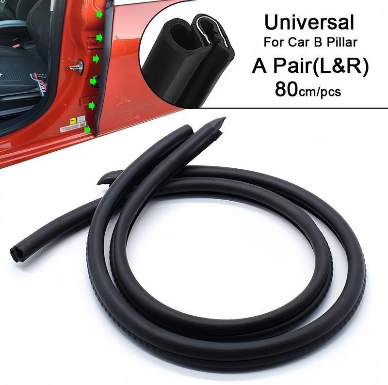 Car Door Seal Strip - 2PCS B-Pillar Seal Strip, Automotive Rubber Frame